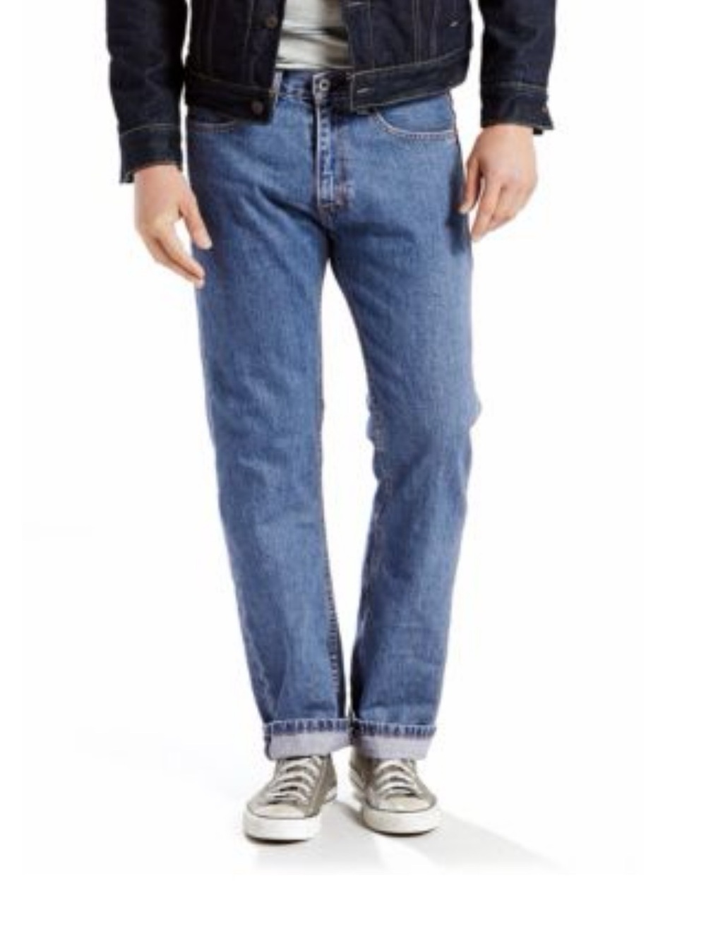 Levi's Men's 505  Straight-Leg Blue Denim Jeans